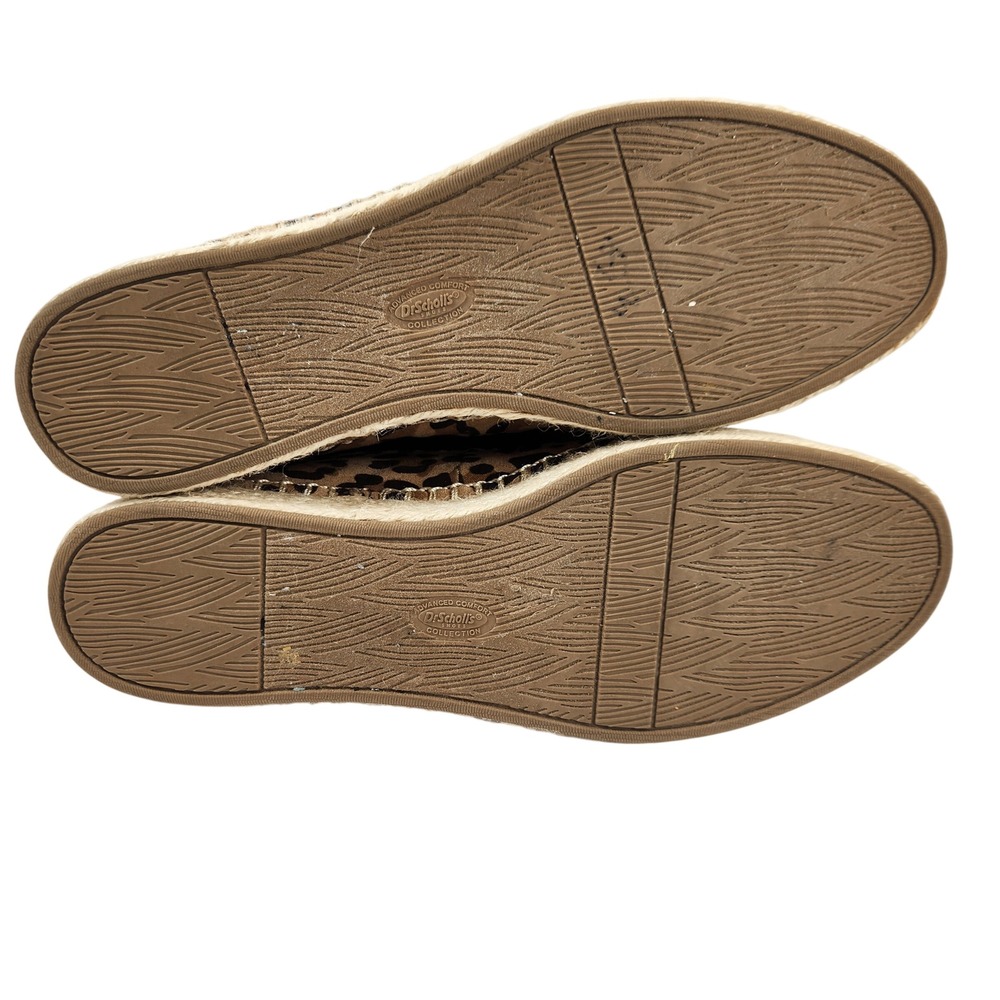 Dr Scholls Womens Find Me Leopard Print Espadrille Flats Casual Shoes Size 8M - Picture 5 of 10